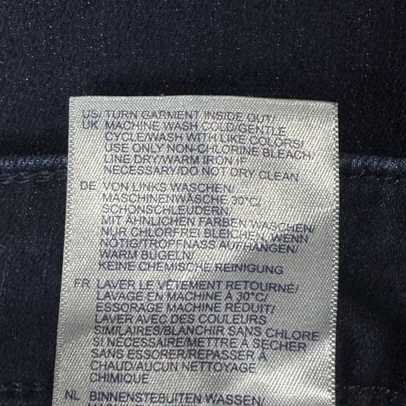 NYDJ Jeans Womens 14 Teresa Wide Leg Trouser Lift Tuck Stretch Dark Wash Denim - Picture 7 of 12